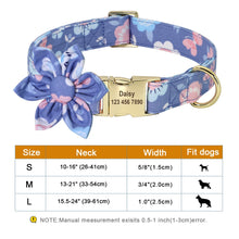 Load image into Gallery viewer, Fashion Printed Dog Collar Personalized Nylon Dog Collar Custom Pet Puppy Cat Collars Engraved ID Tag Collars Dog Accessories