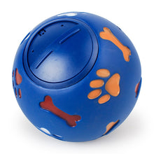Load image into Gallery viewer, 7/11cm Educational Interactive Pet Dog Toys Rubber Ball Puppy Chew Toys Paw Bone Dog Treats Dispenser Toys For Dogs