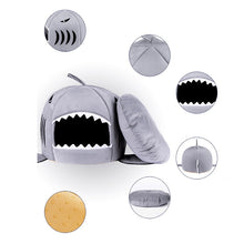 Load image into Gallery viewer, Shark Dog Bed Pet Cat Bed Shark Cats Beds House For Large Medium Small Dogs Pet Beds Puppy Kennel Pet Shop Chihuahua Pets House
