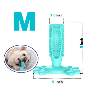 Dog Rubber Chew Toys Dog Toothbrush Teeth Cleaning Toy Dog Pet Chewing Brushing Stick Pet Dog Supplies Puppy Pet Dog Toys