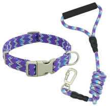 Load image into Gallery viewer, Nylon Dog Collars Leashes Adjustable Dog Rock Climbing Dogs Collar for Small Medium Large Pet Collars Leashes Set  S-XL